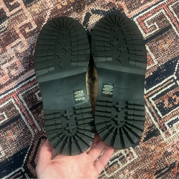 STAUD Astro quilted faux shearling mules 37 / US 7 - Picture 7 of 8